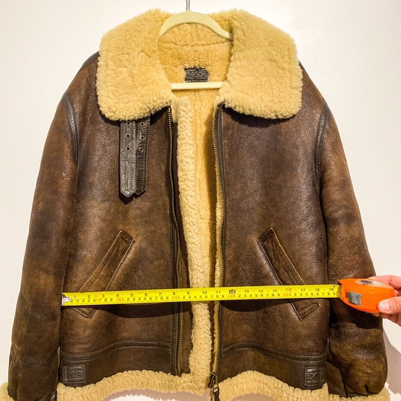 TYPE B-3 SHEEPSKIN FADELESS MILITARY JACKET - Picture 5 of 13